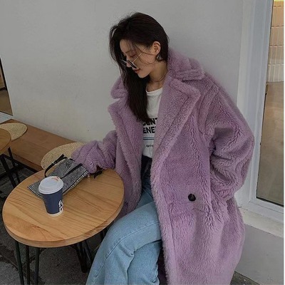 アウター コート ジャケット ロング ロング丈 袖あり 襟付き もこもこ モコモコ ふわふわ 前開き ボア 厚手 かわいい 大人可愛い きれいめ シンプル カジュアル 大人 上品 おしゃれ お洒落 大人女子 こなれ感 ラフ ラブリー キュート ガーリー ルーズ 個性的 クール モード系_1