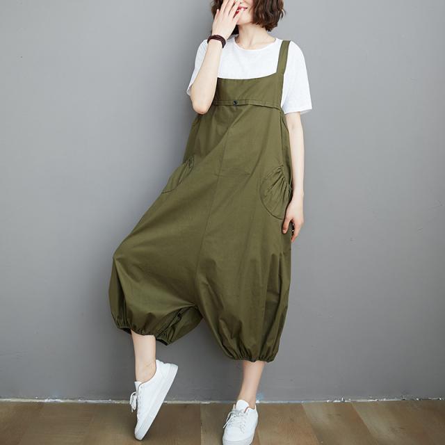 ボトムス セットアップ オールインワン サロペット サルエルパンツ アンクル丈 袖なし ワイド かわいい 大人可愛い きれいめ シンプル カジュアル 大人 おしゃれ お洒落 かっこいい 大人女子 こなれ感 ラフ メンズライク マニッシュ ボーイッシュ スポーティー ルーズ 個性的_2