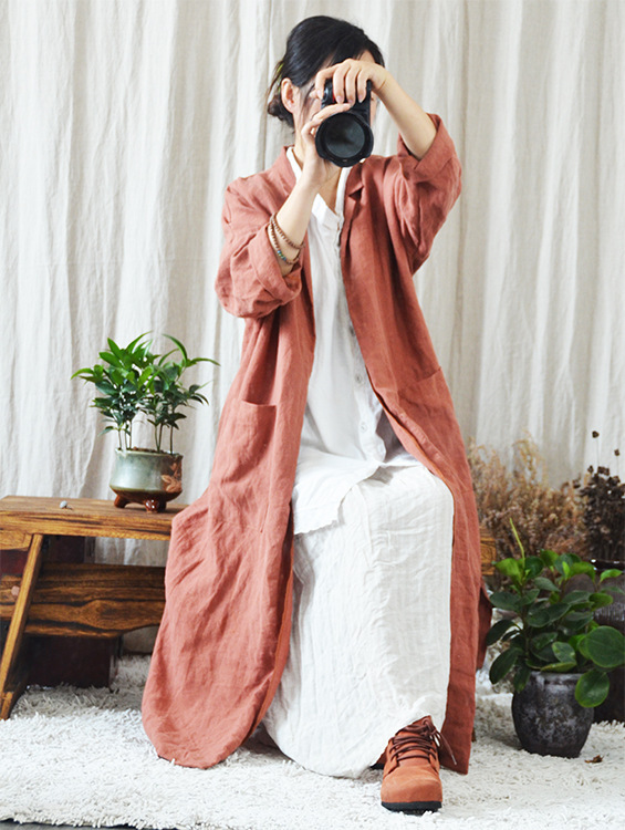 チャイナ服風 トップス ワンピース カーディガン シャツワンピース