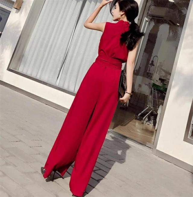 オールインワン ジャンプスーツ ドレス セットアップ ワイドパンツ