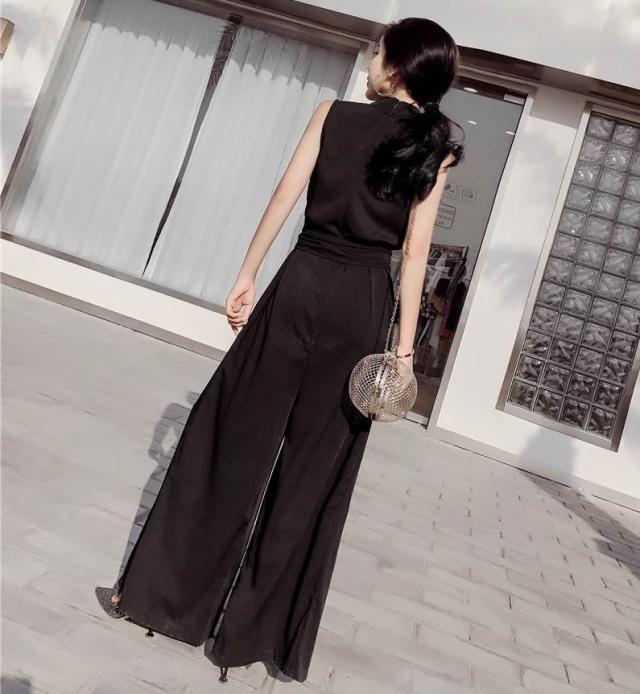 オールインワン ジャンプスーツ ドレス セットアップ ワイドパンツ