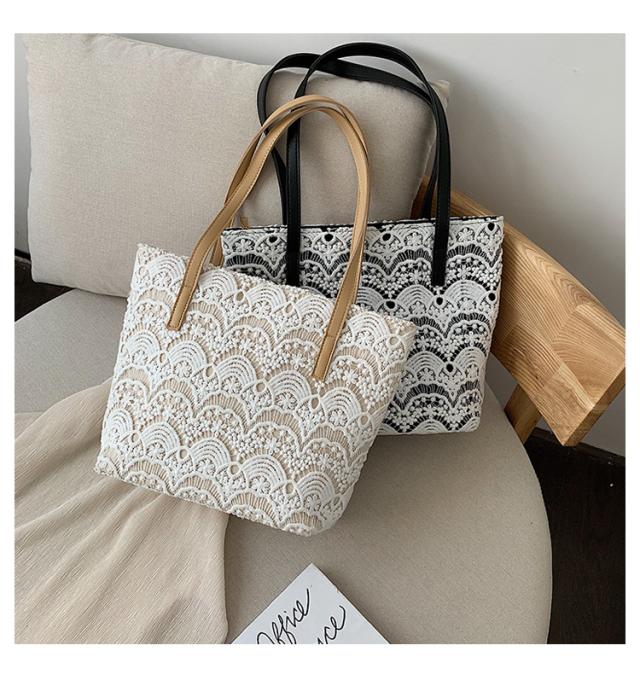 花柄 レース トートバッグ バッグ バック レディースバッグ レディースバック 肩がけバック 肩掛けバック 収納 多収納 肩がけ 肩掛け ワンショルダー 使いやすい レース 刺繍 ポケット ファスナー付き かわいい 大人可愛い きれいめ シンプル カジュアル 大人 上品 おしゃれ