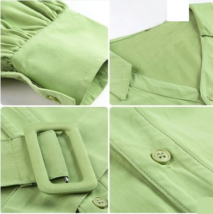 アシンメトリー 深Vネック ブラウス トップス シャツ 袖あり 長袖