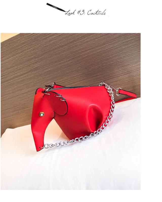 かわいい象バッグ バッグ バック カバン かばん 鞄 bag レディースバッグ レディースバック ショルダーバッグ ショルダーバック 斜めがけバッグ 斜め掛けバッグ デイバッグ 四角 かわいい シンプル カジュアル おしゃれ お洒落 かっこいい アジアン エスニック ラフ ラブリー_7