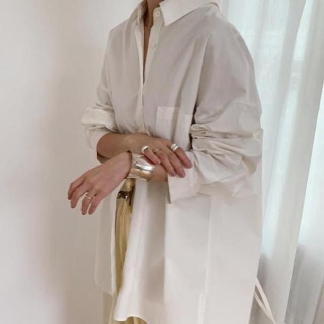 トップス シャツ ブラウス 白トップス 袖あり 長袖 襟付き かわいい 大人可愛い きれいめ シンプル カジュアル 大人 上品 おしゃれ お洒落 かっこいい 大人可愛い 大人女子 こなれ感 ラフ メンズライク ルーズ 個性的 クール モード系 エレガント フォーマル 無地 春 秋 冬