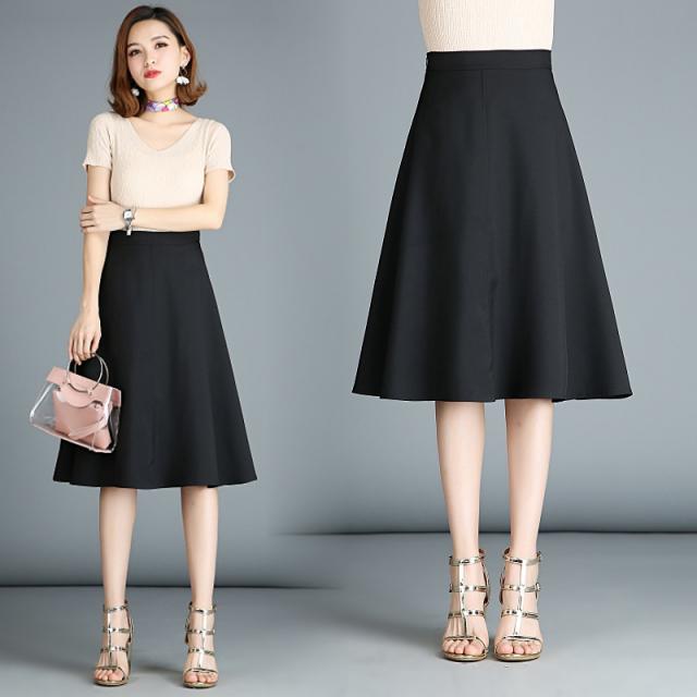膝丈 フレア ハイウエスト スカート フレアスカート ひざ丈 Aライン ファスナー 裏地付 かわいい 大人可愛い きれいめ シンプル カジュアル 大人 上品 おしゃれ 大人女子 こなれ感 ラブリー エレガント モダン フォーマル 無地 春 夏 秋 冬 冠婚葬祭 10代 20代 30代 40代 50代