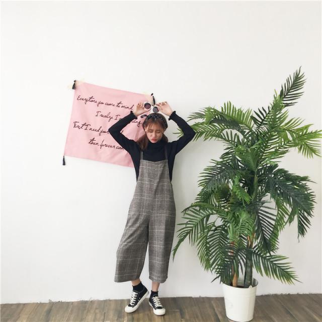ボトムス セットアップ オールインワン サロペット ストレートパンツ アンクル丈 ストレート ワイド かわいい 大人可愛い きれいめ シンプル カジュアル 大人 上品 おしゃれ レトロ 大人女子 こなれ感 ラフ ラブリー キュート ガーリー ルーズ 個性的 モード系 モダン_4