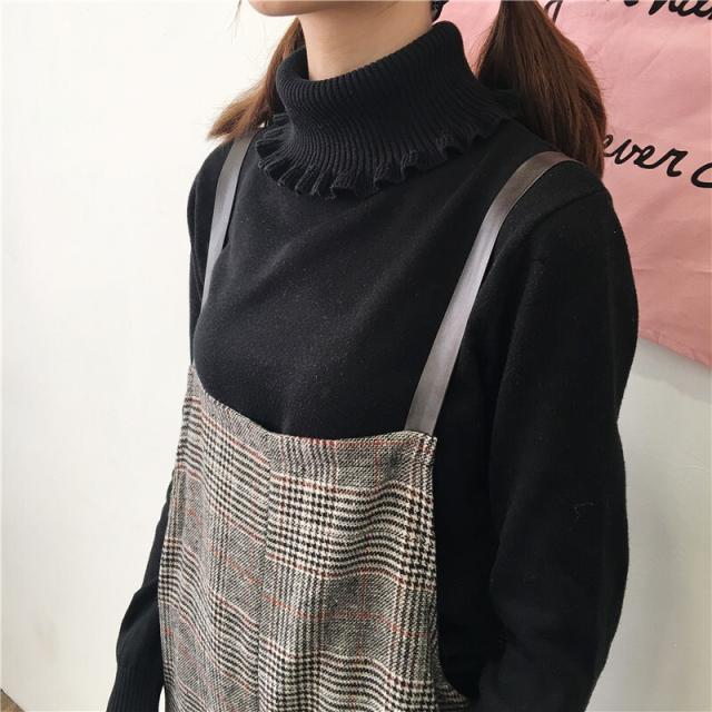 セットアップ サロペット ストレートパンツ クロップドパンツ アンクル丈 ストレート かわいい 大人可愛い きれいめ シンプル カジュアル 大人 上品 おしゃれ レトロ 大人女子 こなれ感 ラフ マニッシュ ラブリー キュート ガーリー ルーズ 個性的 モダン チェック柄_10