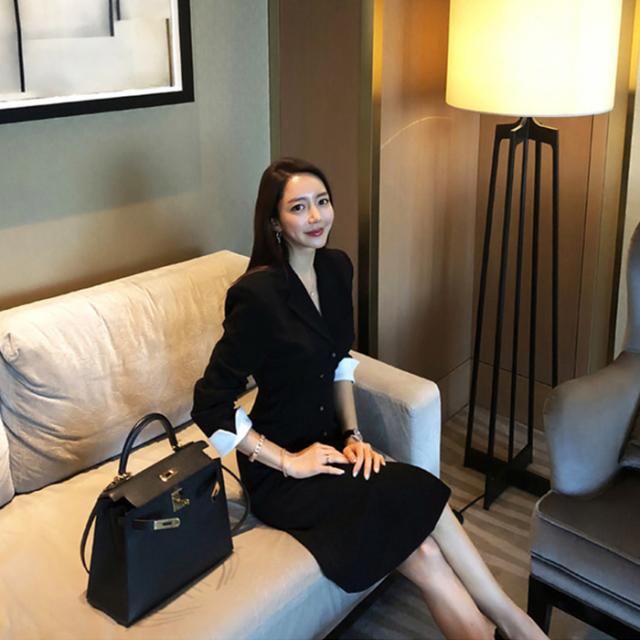 ワンピース シャツ スーツ ペンシルスカート タイトスカート シャツ