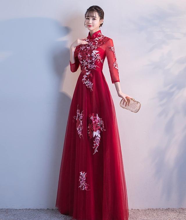 極美品 ヴィヴィアンタム マオカラー チャイナ ドレス 花柄 刺繍 ワンピース チャイナ風ワンピース チャイナドレス 風 刺繍 レース ミニ丈
