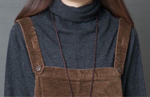 コーデュロイ サロペット スカート ジャンパースカート ジャンスカ