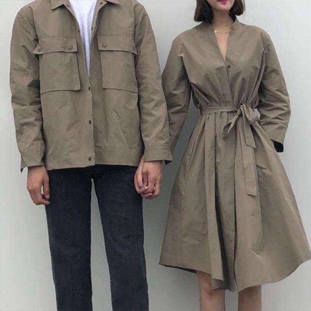 ウエストリボン ノーカラー シャツワンピース 膝丈 ひざ丈 袖あり 7分袖 七分袖 Vネック スタンドカラー フレア Aライン 前開き かわいい 大人可愛い きれいめ シンプル カジュアル 上品 おしゃれ 大人女子 こなれ感 ラフ ラブリー キュート ルーズ モダン 無地 春 秋 10代 ウエストリボン ノーカラー シャツワンピース 膝丈 ひざ丈 袖あり 7分