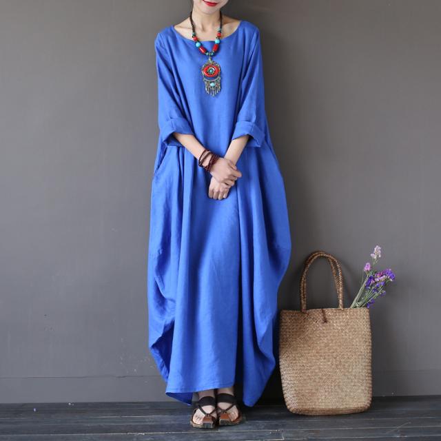 ワンピース カラードレス ロングドレス ロング ロング Uネック