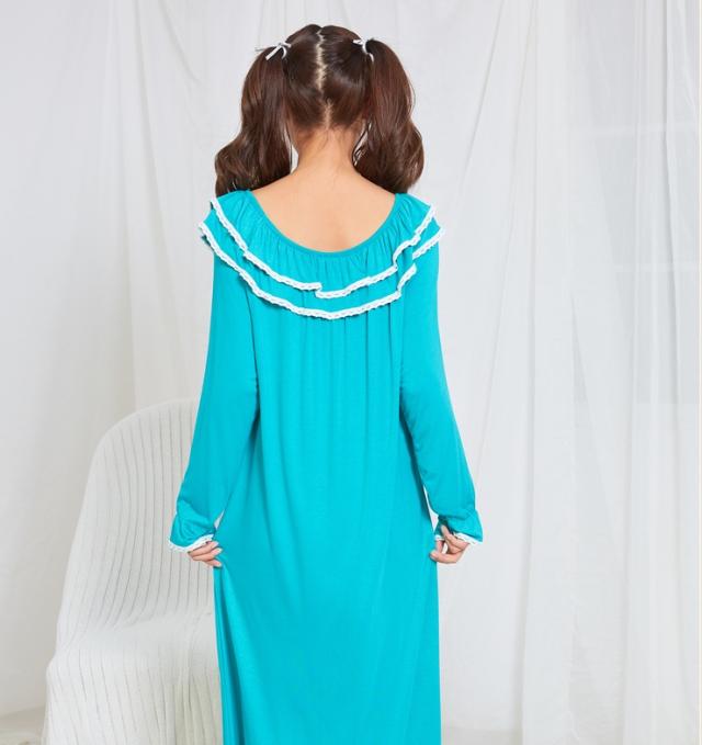 ルームウェア パジャマ 部屋着 寝巻き ナイトウェア ネグリジェ ロング