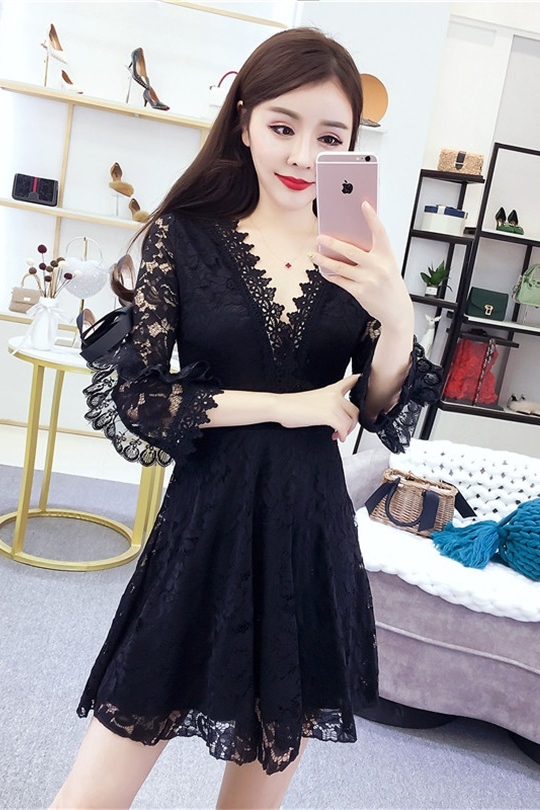 結婚式ワンピース レースワンピース ナイトドレス ミニスカート