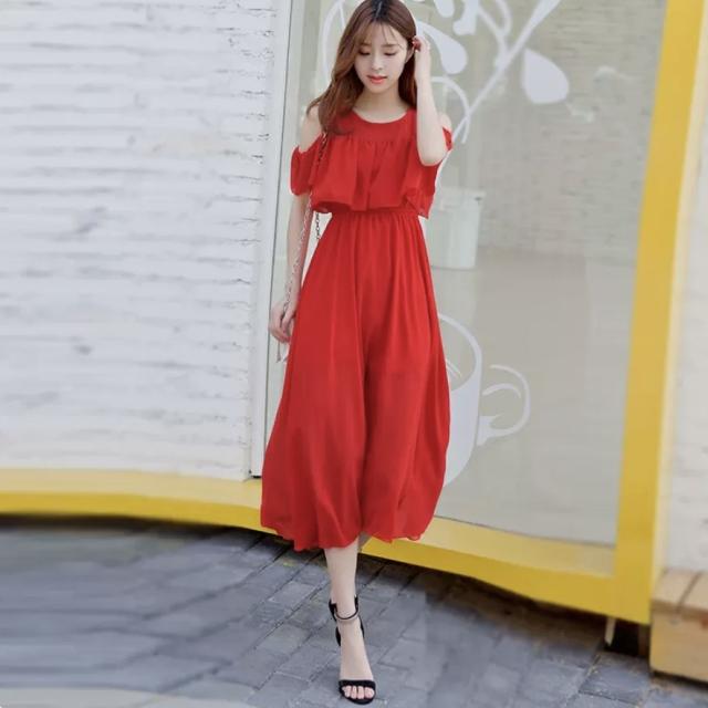 ワンピース フレアワンピース ミモレ ミモレ丈 袖あり 半袖 オフ