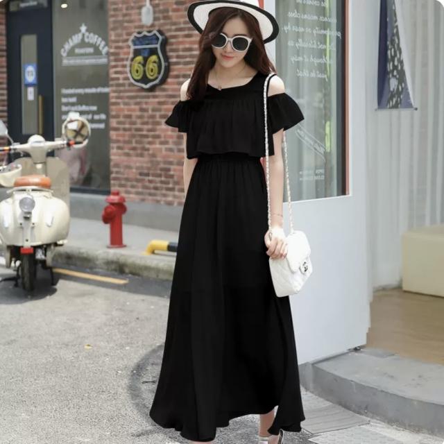 ワンピース フレアワンピース ミモレ ミモレ丈 袖あり 半袖 オフ