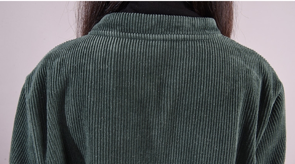 コーデュロイ シャツ ワンピース シャツワンピース ロング ロング丈