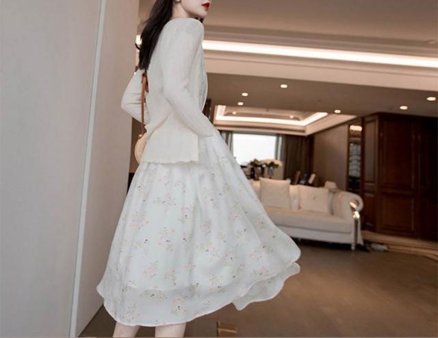 ノースリーブ ウエストリボン レース ワンピース フレアワンピース