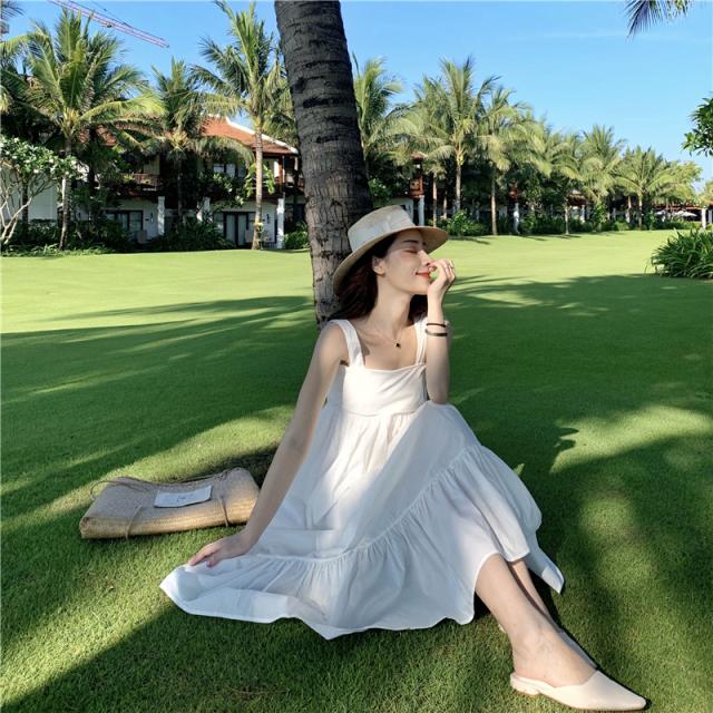 バックシャン ティアード リゾート ワンピース ティアードワンピース