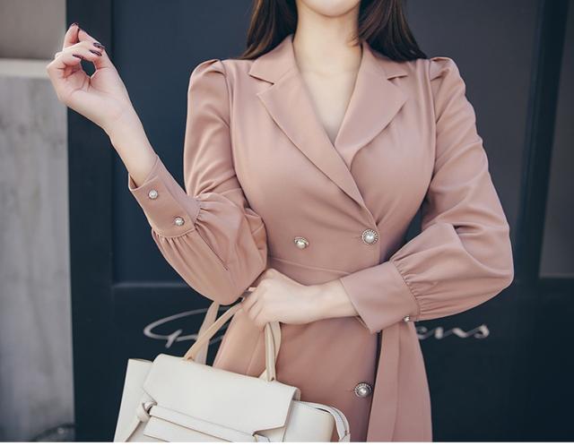 マーメイドライン シャツ ワンピース シャツワンピース 膝丈 ひざ丈