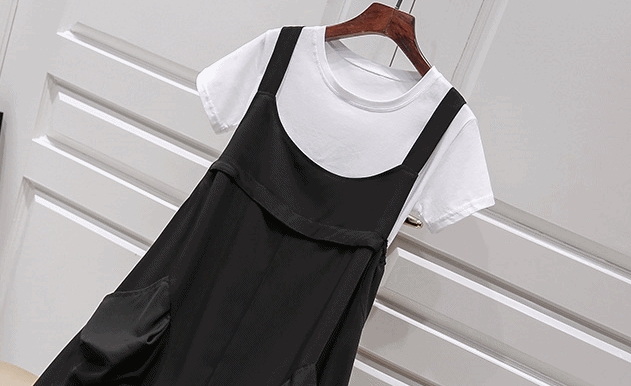 ワンピース フレアワンピース ワンピドレス ロング丈 半袖 ストレート ワイド ウエストマーク かわいい 大人可愛い きれいめ シンプル カジュアル 大人 上品 おしゃれ お洒落 大人可愛い 大人女子 こなれ感 ガーリー エレガント 主役級 存在感 フォーマル 無地 春 夏 秋_9