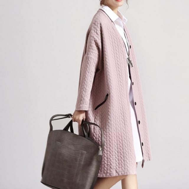 アウター コート ブルゾン ジャケット 上着 ロングコート ロング ロング丈 袖あり 長袖 襟なし ワイド キルティング かわいい 大人可愛い きれいめ シンプル カジュアル 大人 上品 おしゃれ 大人女子 こなれ感 ラフ ラブリー キュート ガーリー ルーズ 個性的 クール モード系