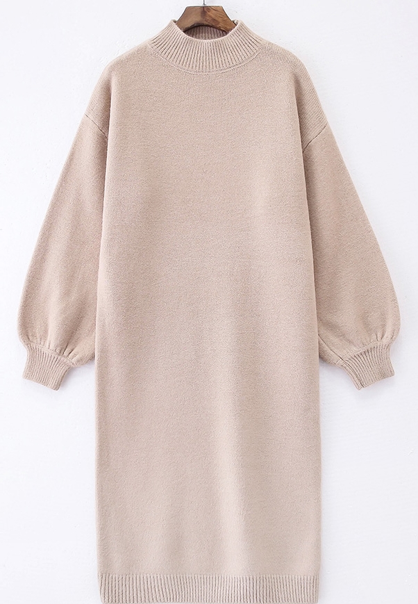 ワンピース ワンピドレス 膝下 ロング ロング丈 袖あり 長袖