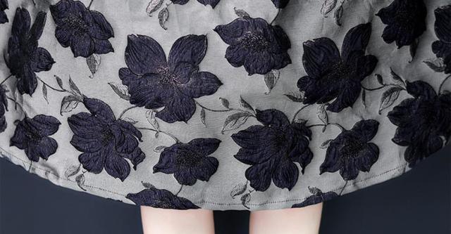 ワンピース フレアワンピース ひざ丈 半袖 5分袖 フレア セミフレア レース 刺繍 ベルト ウエストマーク かわいい 大人可愛い きれいめ シンプル カジュアル 大人 上品 おしゃれ お洒落 大人可愛い 大人女子 こなれ感 ガーリー エレガント 主役級 存在感 フォーマル 柄 花柄_12