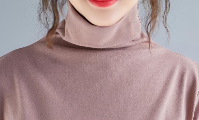 シンプル ベーシック タートルネック カットソー トップス 袖あり 長袖 萌袖 かわいい 大人可愛い きれいめ カジュアル 大人 上品 おしゃれ お洒落 大人女子 ラフ メンズライク マニッシュ ボーイッシュ スポーティー ラブリー キュート モード系 エレガント モダン 無地 秋_14