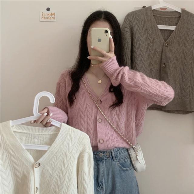 トップス アウター カーディガン 長袖 Vネック 襟なし スリム かわいい 大人可愛い きれいめ シンプル 大人 おしゃれ お洒落 大人可愛い 大人女子 こなれ感 ラフ 無地 春 秋 冬 10代 20代 30代 40代 レディース 女性用 ママ オフィス OL 学生 デート お出かけ 公園デビュー_8