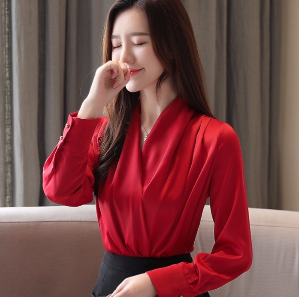 トップス シャツ ミディアム丈 袖あり 長袖 カシュクール 襟なし シフォン かわいい 大人可愛い きれいめ シンプル 大人 上品 おしゃれ お洒落 アジアン エスニック エキゾチック 大人女子 ラフ セクシー エレガント とろみ感 無地 柄 水玉 春 秋 20代 30代 レディース 女性用 トップス シャツ ミディアム丈 袖あり 長袖 カシュクール 襟なし