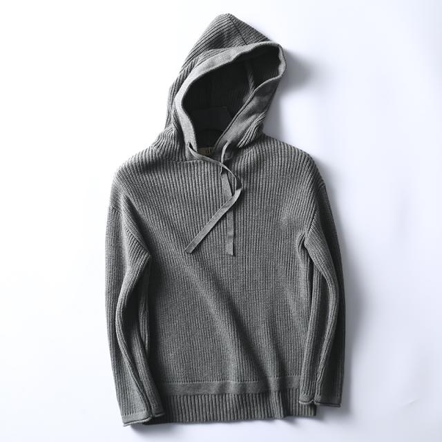 リブ パーカー トップス プルオーバー フーディー 袖あり 長袖 フード