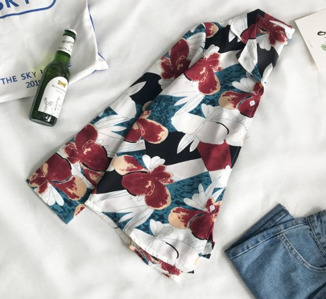 トップス シャツ ミディアム丈 袖あり 長袖 Vネック 襟付き シフォン