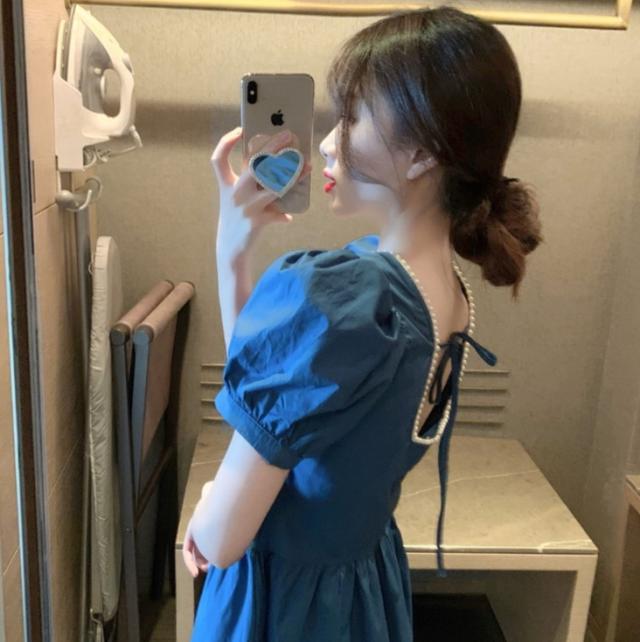 ワンピース ワンピドレス ショート ショート丈 袖あり 半袖