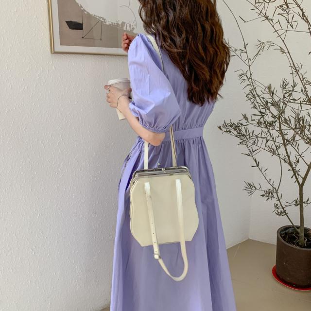 ワンピース ワンピドレス 膝下 ロング ロング丈 袖あり 半袖