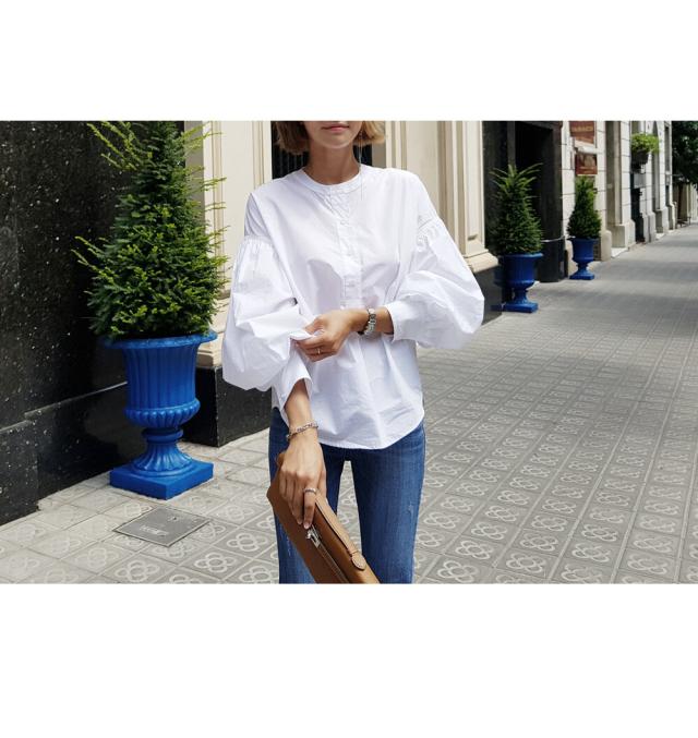 トップス シャツ 白シャツ 白トップス 袖あり 7分袖 七分袖 長袖 襟なし きれいめ シンプル 大人 上品 おしゃれ お洒落 かっこいい 大人可愛い 大人女子 こなれ感 無地 春 夏 30代 40代 レディース 女性用 ビジネス OL 通勤 お出かけ 女子会 休日 デート 着回し 普段使い 韓国