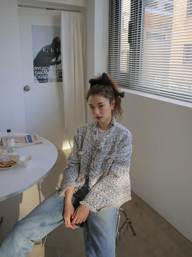 アウター ジャケット 長袖 かわいい 大人可愛い きれいめ カジュアル 大人 おしゃれ お洒落 かっこいい 大人可愛い 大人女子 こなれ感 柄 ツイード 春 秋 20代 30代 レディース 女性用 ビジネス OL 通勤 デート お出かけ 女子会 休日 ガーデン レストラン 着回し 普段使いの通販は