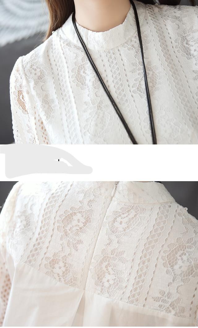 セットアップ レースシャツ マタニティパンツ アンクル丈 七分袖