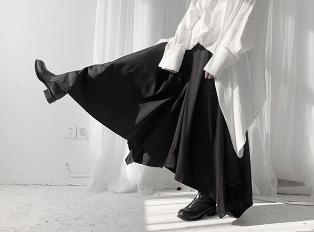 パンツ サルエルパンツ ロング ロング丈 膝下 大人可愛い シンプル カジュアル 大人 おしゃれ お洒落 かっこいい レトロ アジアン エスニック エキゾチック 大人女子 ラフ メンズライク ボーイッシュ ルーズ 個性的 クール モード系 無地 春 秋 冬 20代 30代 40代 レディース パンツ サルエルパンツ ロング ロング丈 膝下 大人可愛い シンプル