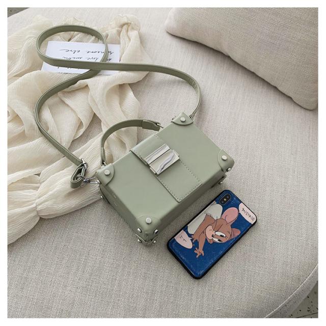 トランク風 2way ボックス ミニ ショルダーバッグ バッグ バック