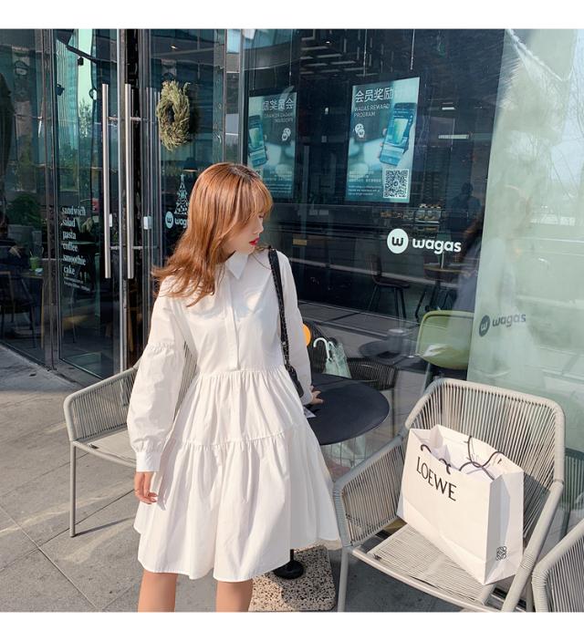 ティアード シャツ ワンピ ワンピース シャツワンピース ティアード