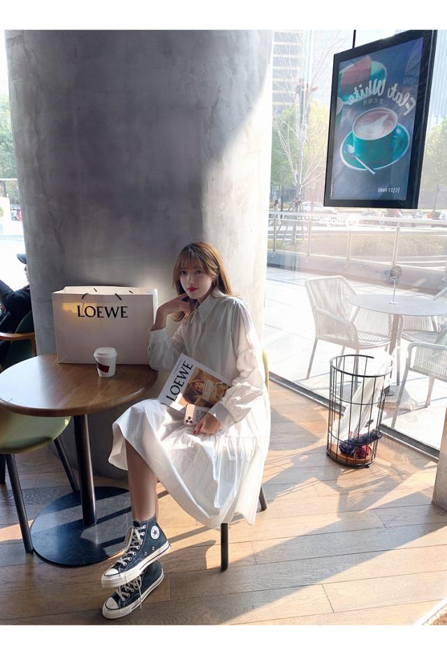 ティアード シャツ ワンピ ワンピース シャツワンピース ティアード