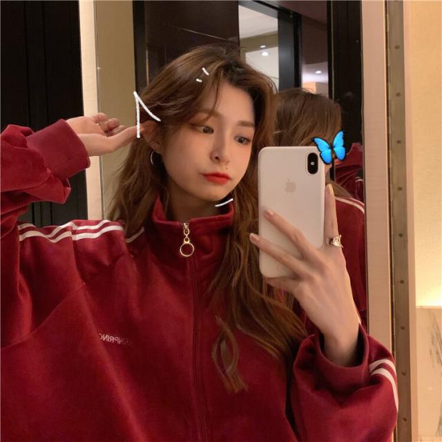 希少⭐︎新品未使用　レイダース　ベロアジャージセットアップ ダブルライン ベロア ジャージ セットアップ マキシ マキシ丈 袖