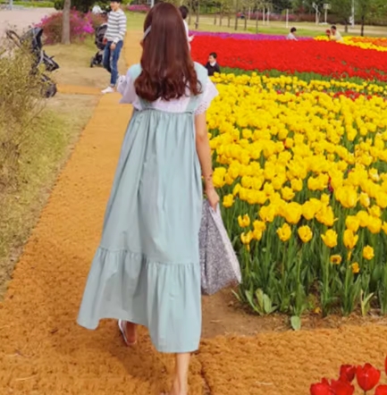 ティアードワンピース フレアワンピース ワンピドレス マキシ マキシ丈