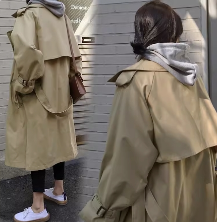 アウター コート スプリングコート トレンチコート ウエストベルト