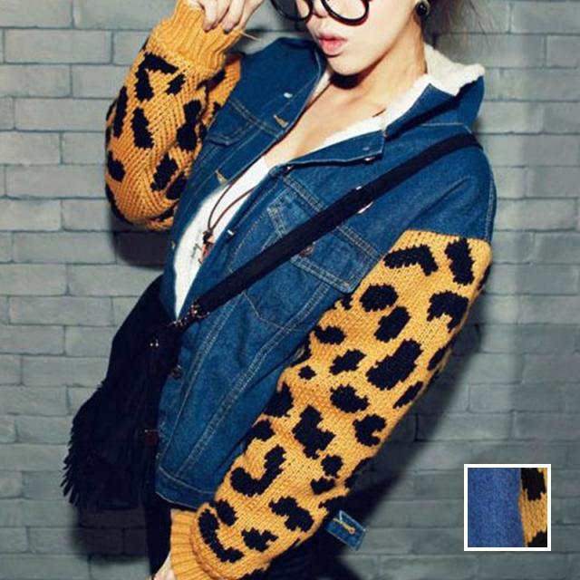 韓国 ファッション レディース アウター ジャケット 秋 冬 カジュアル Nalo30 レオパード柄 ニット 長袖 裏ボア デニム 異素材 シンプの通販はau Pay マーケット 韓国ファッション お呼ばれ パーティードレス Natu Loha ナチュロハ