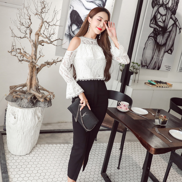 韓国 ファッション レディース トップス ブラウス シャツ 秋 冬 春 パーティー ブライダル Nalo5539 レース シースルー オープンショルの通販はau Pay マーケット 韓国ファッション お呼ばれ パーティードレス Natu Loha ナチュロハ