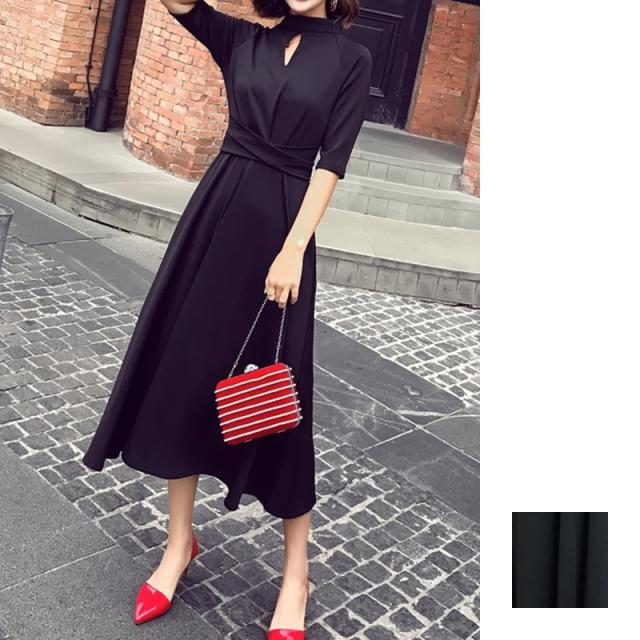 パーティードレス 結婚式 お呼ばれドレス 二次会 お呼ばれワンピース ロング マキシ 秋 冬 ブライダル Naloc5 ハイネック クロス 五分の通販はau Pay マーケット 韓国ファッション お呼ばれ パーティードレス Natu Loha ナチュロハ