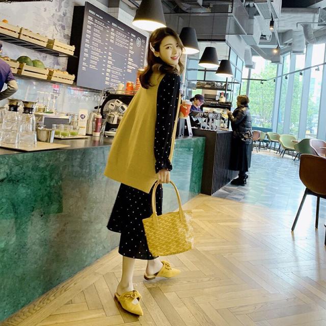 韓国 ファッション レディース トップス ベスト ジレ 秋 冬 春 カジュアル Nalod966 マスタードイエロー オーバーサイズ ロング リブニの通販はau Pay マーケット 韓国ファッション お呼ばれ パーティードレス Natu Loha ナチュロハ